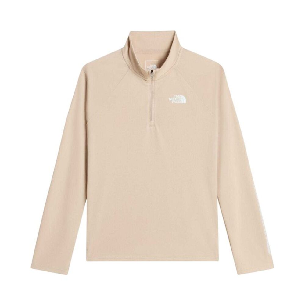 The North Face Childrens/Kids Flex Quarter Zip Base Layer Top / Taupe